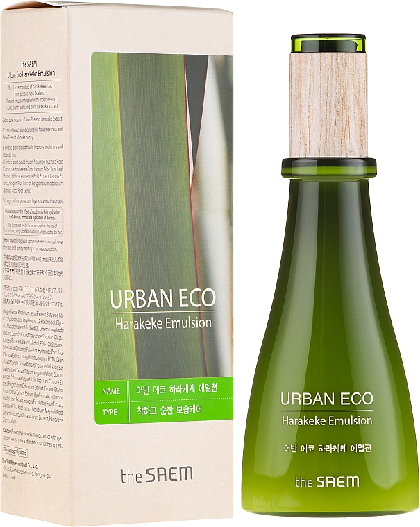 Feuchtigkeitsspendende Gesichtsemulsion mit 83% Neuseeländer Flachs Extrakt - The Saem Urban Eco Harakeke Emulsion — Bild N4