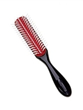 Düfte, Parfümerie und Kosmetik Haarbürste D14 schwarz mit rot - Denman Small 5 Row Styling Brush