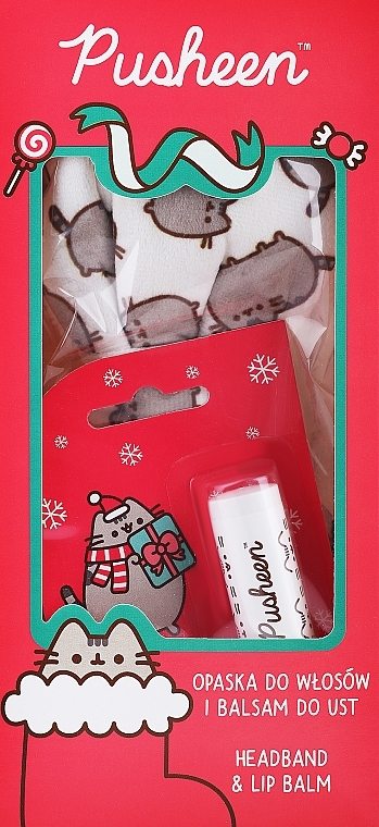 Set - Pusheen Merry Christmas (Lippenbalsam 3.8g + Stirnband 1 St.)  — Bild N2