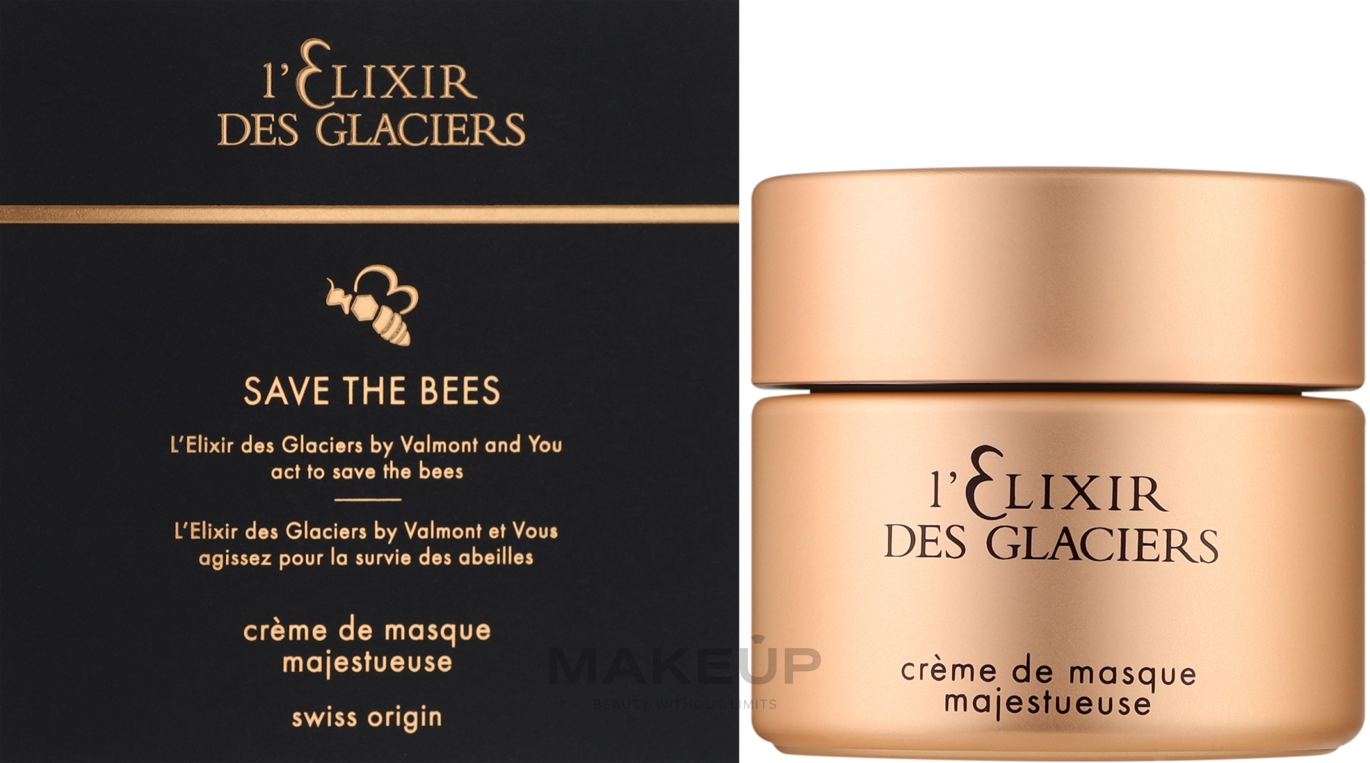 Creme-Maske Gletscherelixier - Valmont L'elixir Des Glaciers Creme De Masque Majestueuse — Bild 50 ml