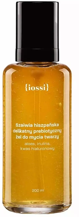 Präbiotisches Gesichtsreinigungsgel mit spanischem Salbei - Iossi — Bild N1