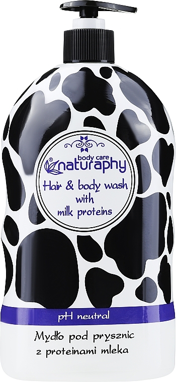 Duschgel für Haar und Körper mit Milchproteinen - Naturaphy — Bild N1