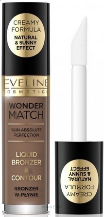 Bronzer - Eveline Cosmetics Wonder Match Liquid Bronzer Contour — Bild 02
