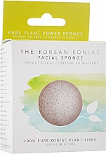 100% Natürlicher Konjac-Schwamm für alle Hauttypen - The Konjac Sponge Company Premium Facial Puff Pure White — Bild N2