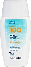 Düfte, Parfümerie und Kosmetik Sonnenschutz-Fluid für das Gesicht - Sensilis Fluid 100 Solar Allergy SPF50+