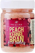 Gesichtspeeling mit gemahlenen Pfirsichsamen - Hristina Cosmetics Peach Kernel Bran Face Peeling — Bild N1