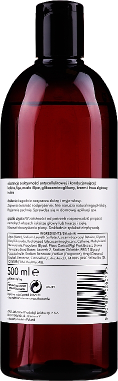 Duschgel für Gesicht, Körper und Haare mit Inulin, Koffein, Alginsäure und Mangoduft - Ziaja Baltic Home Spa Gel Mango — Bild N2
