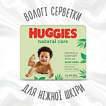 Feuchttücher für Babys Natural Care 4x56 St. - Huggies — Bild N4
