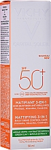 3in1 Mattierende Sonnenschutzlotion für das Gesicht SPF 50+ - Vichy Capital Soleil Mattifying 3-in-1 SPF50 — Bild N3