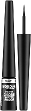 Wasserfester Eyeliner mit mattem Finish - Eyeliner 24ore Waterproof Mat Eyeliner — Bild N1