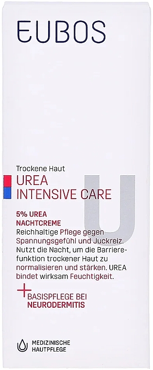 Nachtcreme mit 5% Urea für trockene Haut - Eubos Med Urea Intensive Care 5% Urea Night Cream — Bild N2