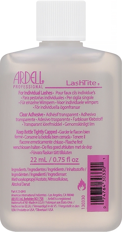 Transparenter Wimpernkleber - Ardell LashTite Adhesive Clear — Foto N1