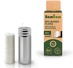 Düfte, Parfümerie und Kosmetik Zahnseide Minze - Bambaw Mint Dental Floss & Refillable Dispenser