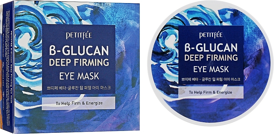 Straffende Augenmaske mit Beta-Glucan - Petitfee&Koelf B-Glucan Deep Firming Eye Mask — Bild N1