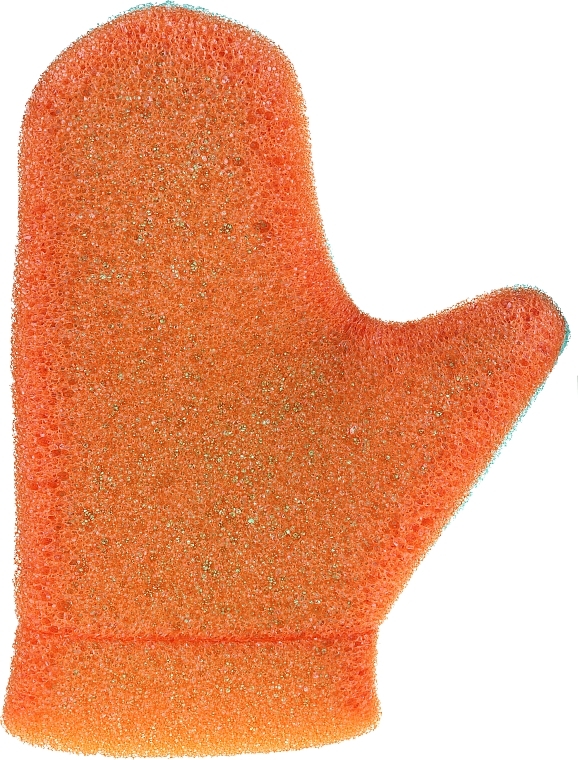 Massage-Handschuh Aqua 6021 grün-orange - Donegal Aqua Massage Glove — Bild N2