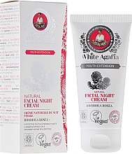 Düfte, Parfümerie und Kosmetik Natürliche Nachtcreme mit Rosenwurz - Rezepte der Oma Agafja White Agafia Natural Facial Night Cream