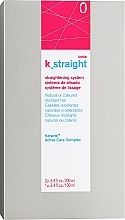 Thermischer Glättungskomplex für widerspenstiges Haar - Lakme K.Straight Ionic Straightening System for Resistant Hair 0 — Bild N1