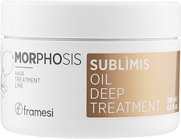 Revitalisierende Pflegemaske für trockenes Haar - Framesi Morphosis Sublimis Oil Deep Treatment — Bild N1