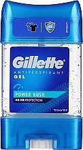 Deo-Gel Antitranspirant - Gillette Power Rush Anti-Perspirant Gel for Men — Foto N1