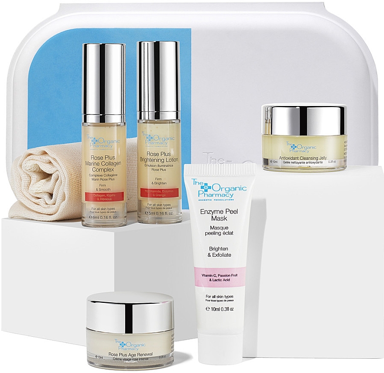 Gesichtspflegeset 6 St. - The Organic Pharmacy Rejuvenating Skincare Kit — Bild N1
