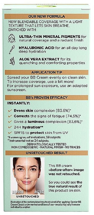 BB-Gesichtscreme - Garnier Skin Active BB Cream Perfecting Care All-In-1 Classic — Bild N3