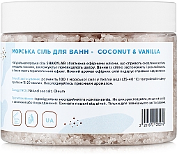 Badesalz Coconut & Vanilla - SHAKYLAB Natural Bath Salt — Bild N4