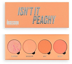 Düfte, Parfümerie und Kosmetik Rouge-Palette - Makeup Obsession Isn’t it Peachy Blush Palette