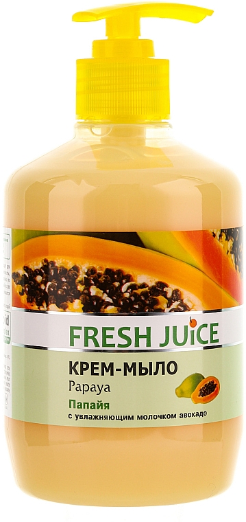 Creme-Seife Papaya mit Spender - Fresh Juice Papaya — Bild N1