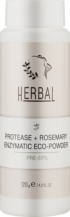 Enzym-Körperpuder - Elenis Herbal Pre-Epil Proteaze+Rosmary Enzimatic Eco-Powder — Bild N1