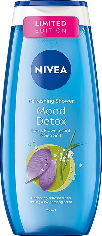 Erfrischendes Duschgel - Nivea Mood Detox Lotus Flower & Sea Salt Refreshing Shower — Bild N1