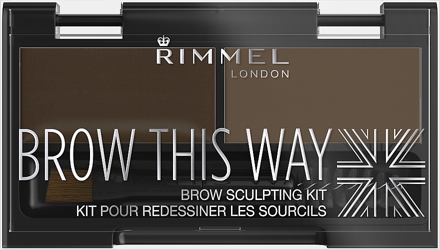 Augenbrauenset - Rimmel Brow This Way Eyebrow Sculpting Kit — Bild N3