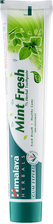 Kräuter-Zahnpasta für frischen Atem und gesundes Zahnfleisch Mint Fresh - Himalaya Herbals Mint Fresh Herbal Toothpaste — Bild N2