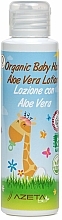 Düfte, Parfümerie und Kosmetik Pflegende Haarlotion für Kinder mit Aloe Vera - Azeta Bio Organic Baby Hair Aloe Vera Lotion