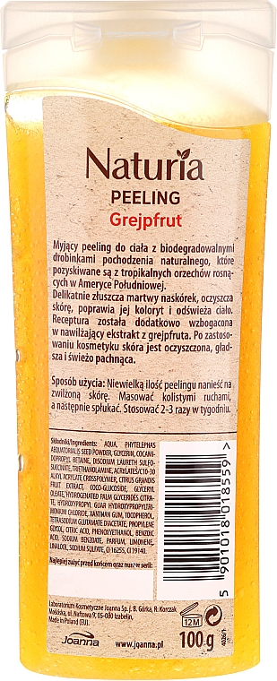 Duschpeeling mit Grapefruitduft - Joanna Naturia Peeling — Foto N2