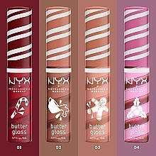 Feuchtigkeitsspendendes Lipgloss - NYX Professional Makeup Home Alone Butter Gloss — Bild N12