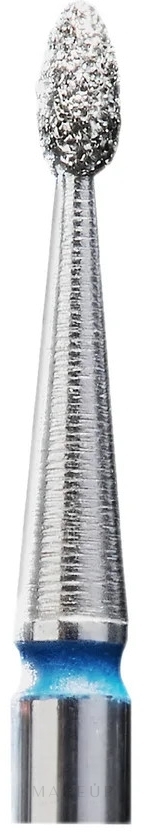Diamantfräser Niere abgerundet blau Durchmesser 1,6 mm Arbeitsteil 3,4 mm - Staleks Pro — Bild 1 St.