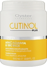 Maske für widerspenstiges Haar - Oyster Cutinol Plus Macadamia & Monoi Oil Discipline Mask — Bild N2