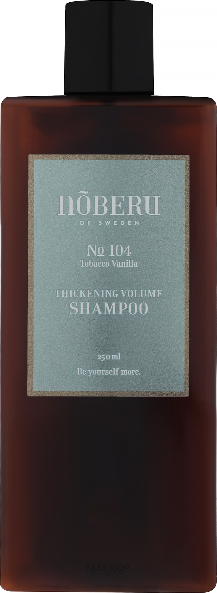Volumenshampoo - Noberu Of Sweden №104 Tobacco-Vanilla Thickening Volume Shampoo  — Bild 250 ml