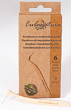 Interdentalbürsten aus Bambus Größe B (0,5 mm) 6 St. - Curanatura Interdental Toothbrush — Bild N1
