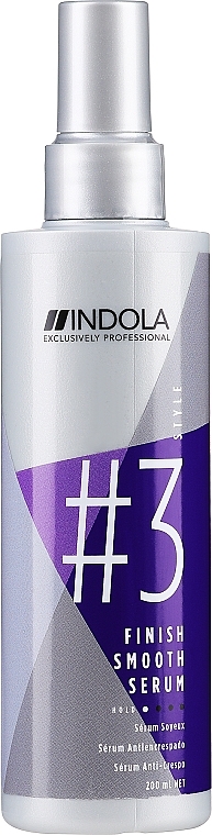 Pflegendes, glättendes Haarserum für widerspenstiges Haar mit antistatischer Wirkung - Indola Professional Innova Finish Smooth Serum — Bild N1