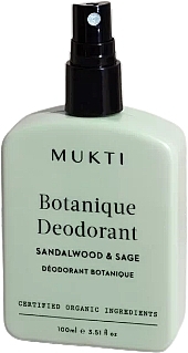 Körperspray Deodorant - Mukti Organics Botanique Deodorant — Bild N1