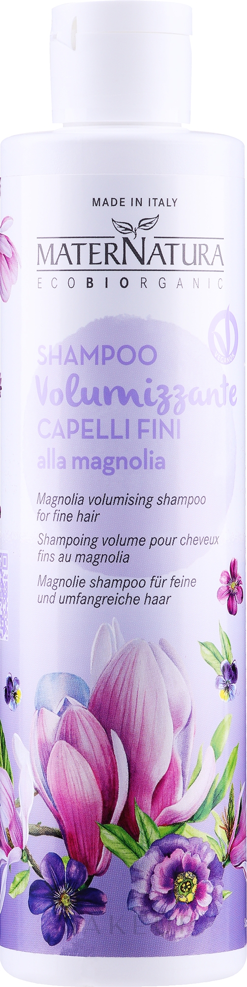 Shampoo für umfassendes Volumen - MaterNatura Magnolia Volumising Shampoo — Bild 250 ml