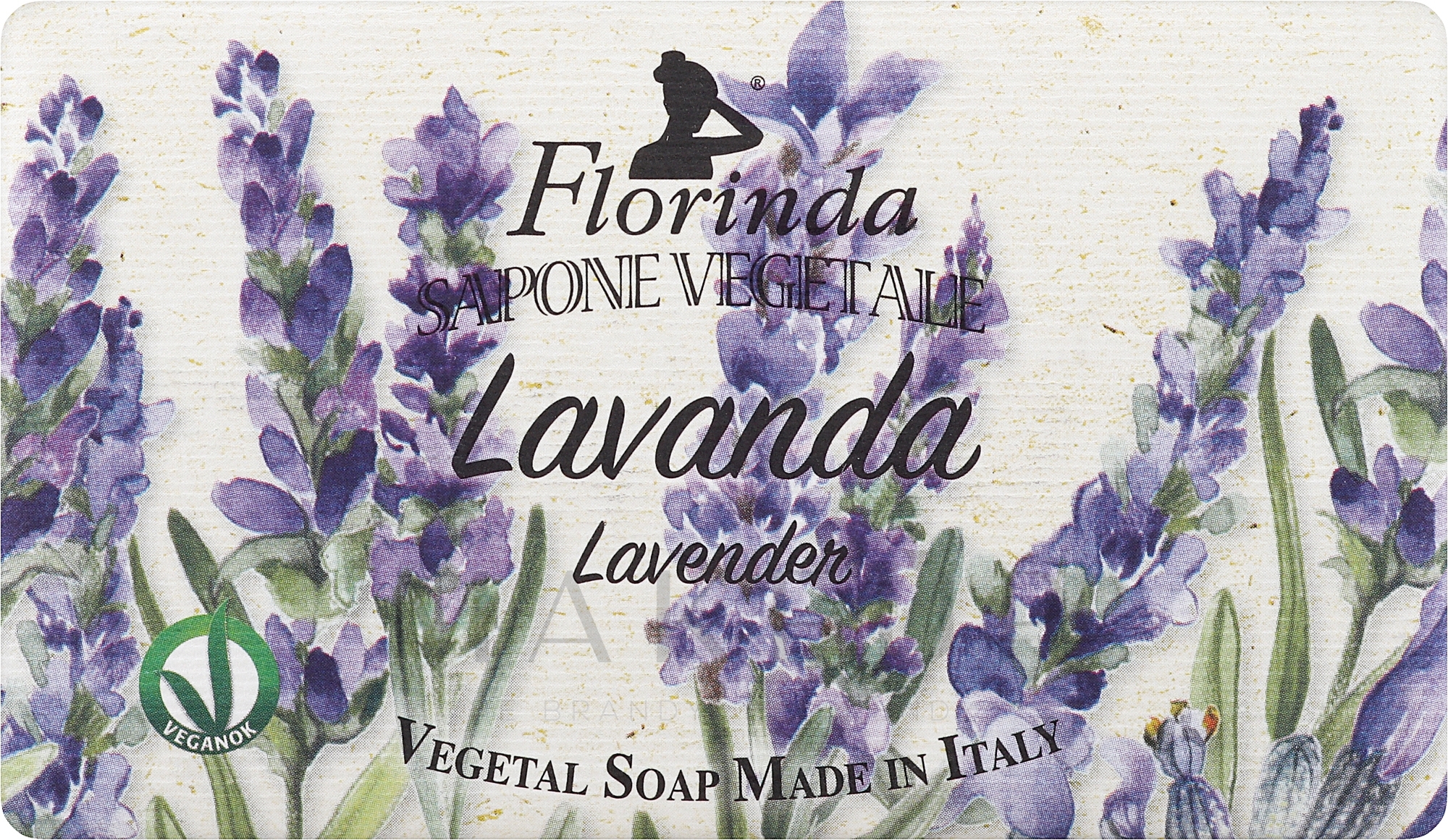 Natürliche Seife mit Lavendel - Florinda Sapone Vegetale Lavanda — Bild 200 g