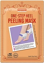 Peelingmaske für die Fersen - Purederm One-step Heel Peeling Mask	 — Bild N1