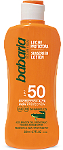 Düfte, Parfümerie und Kosmetik Sonnenschutzlotion mit Aloe Vera-Extrakt SPF 50 - Babaria SPF 50 Sunscreen Lotion With Aloe Vera