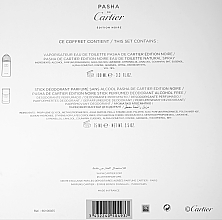 Cartier Pasha de Cartier Edition Noire - Duftset (Eau de Toilette 100ml + Deostick 75ml) — Bild N3
