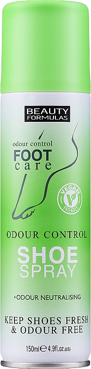 Deospray für Schuhe - Beauty Formulas Shoe Odour Control Spray