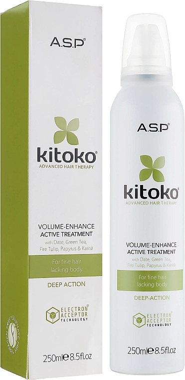 Haarmousse für mehr Volumen - Affinage Kitoko Volume Enhance Active Treatment — Bild N1