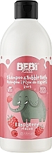 Düfte, Parfümerie und Kosmetik 2in1 Shampoo und Badeschaum für Kinder Himbeere - Barwa Bebi Kids Shampoo