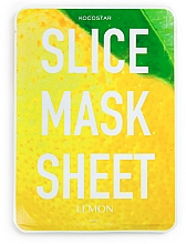 Düfte, Parfümerie und Kosmetik Tonisierende Tuchmaske mit Zitronenextrakt - Kocostar Slice Mask Sheet Lemon